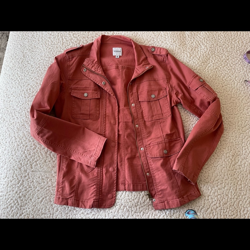 Kenzie Jeans Cargo Jacket